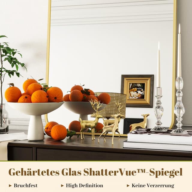 Thumbnail 2 de Koonmi Morden miroir mural doré 61 x 91 cm