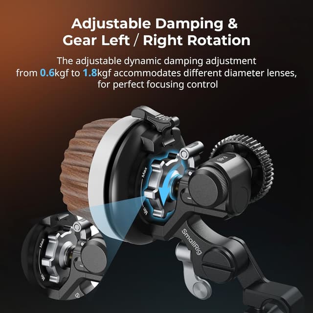 Thumbnail 2 de SMALLRIG F60 modular follow focus 15mm clamp