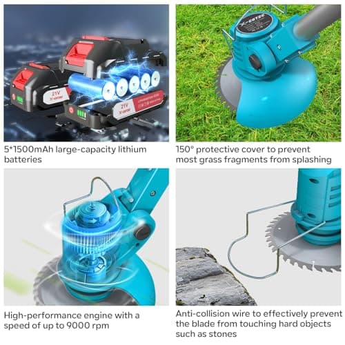 Thumbnail 2 de X-cotec Desbrozadora Batería 800W ⚙️