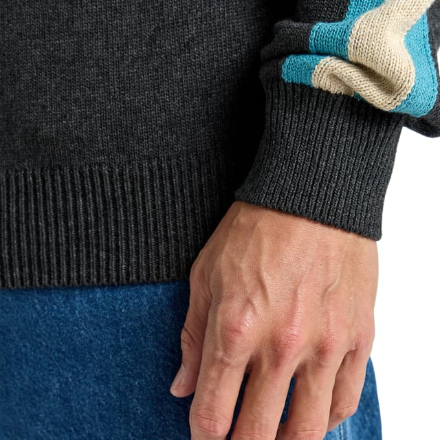 Detalle de Billabong Unlock Diamond: jersey de hombre cerrado de acrílico y algodón