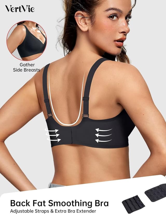 Detalle de Vertvie Jelly Wireless Push Up Bra