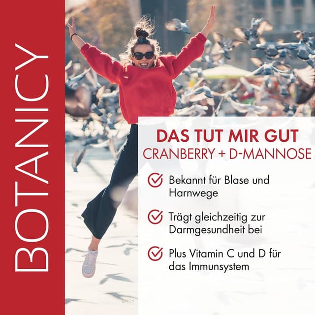 Detalle 2 de BOTANICY Cranberry + D‑Mannose 60 Tabletten
