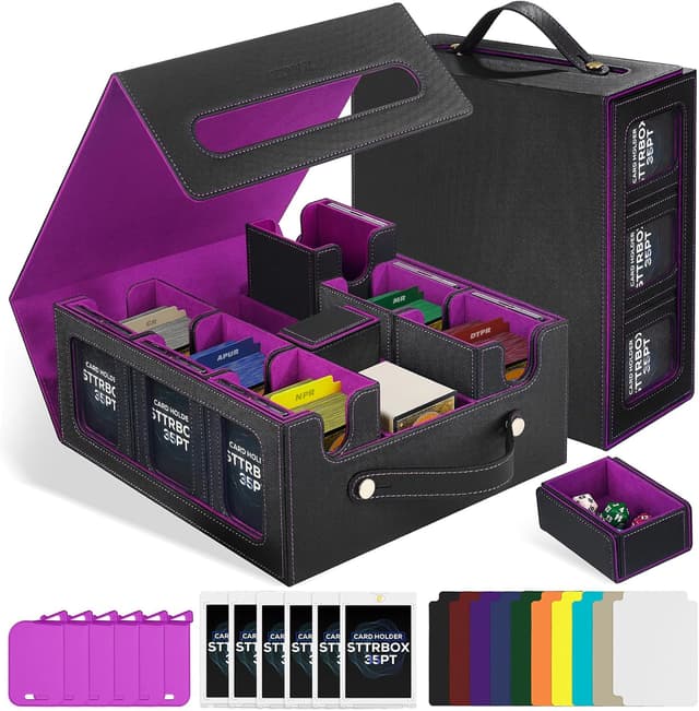 Thumbnail 6 de STTRBOX Commander Deck Box with Handle (7 in 1) for MTG & TCG