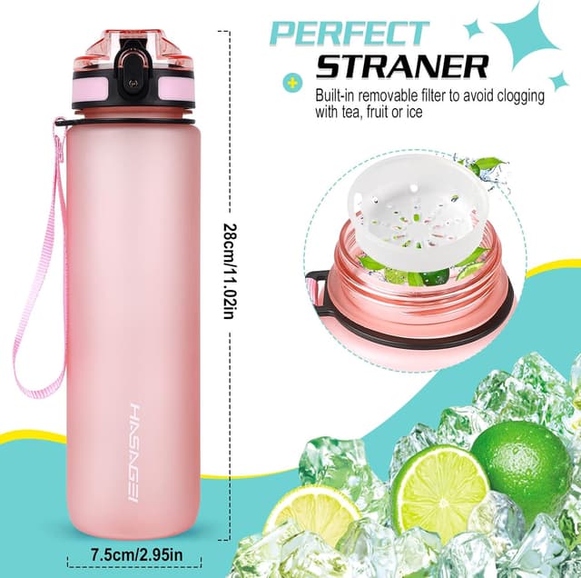 Detalle 2 de Sports Trinkflasche 1 l BPA-frei aus Tritan