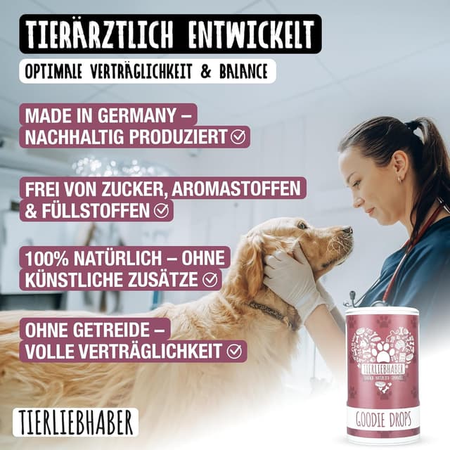 Detalle de TIERLIEBHABER Goodie Drops 340 Stück