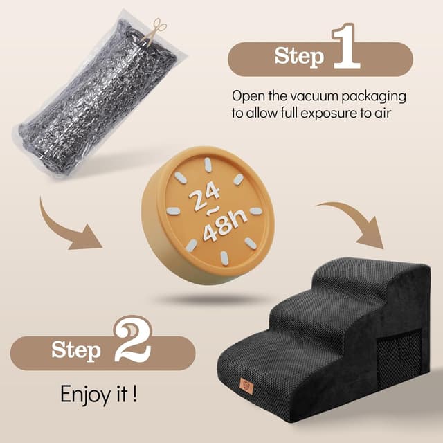 Thumbnail 6 de Pawchop Dog Steps for Sofa 3-Step Ramp