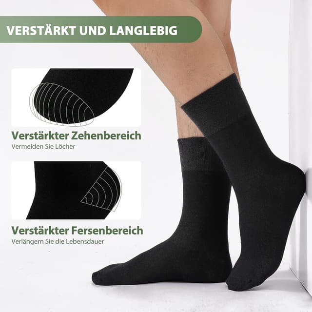 Detalle de Niorasen Bambus-Diabetikersocken 6 Paar