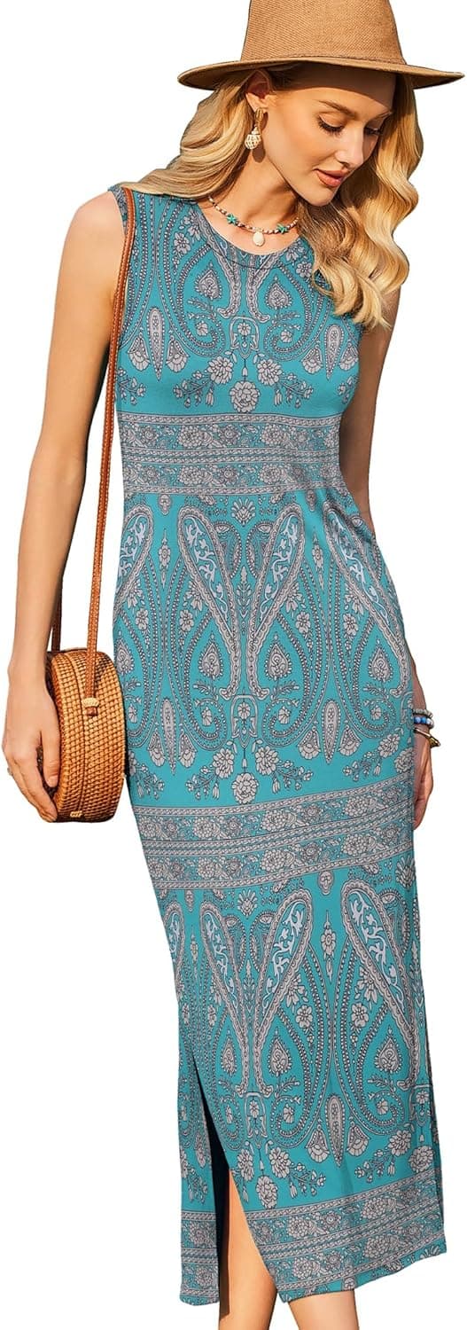 Thumbnail 6 de Zeagoo Robe maxi d'été sans manches S‑XXL 👗