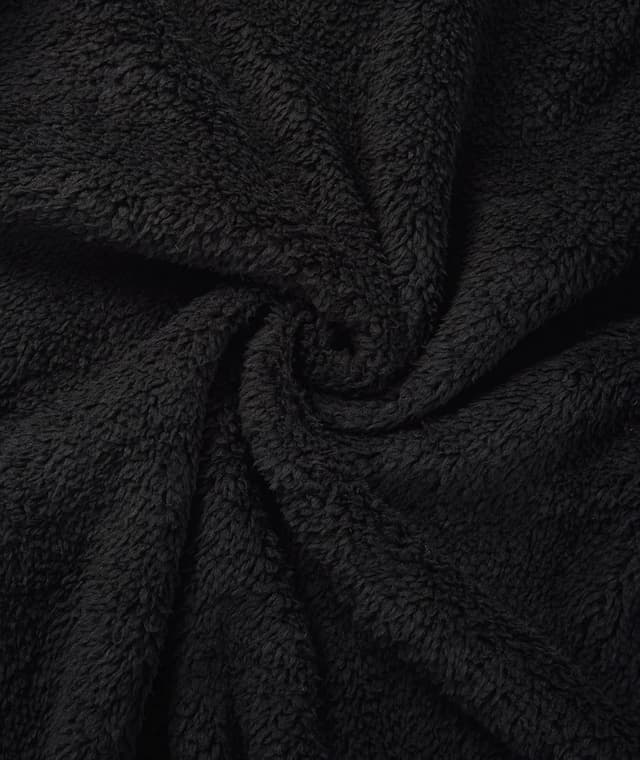 Detalle 2 de geeksport Fleecejacke Herren mit Kapuze – gefütterte Sweatjacke mit durchgehendem Reißverschluss