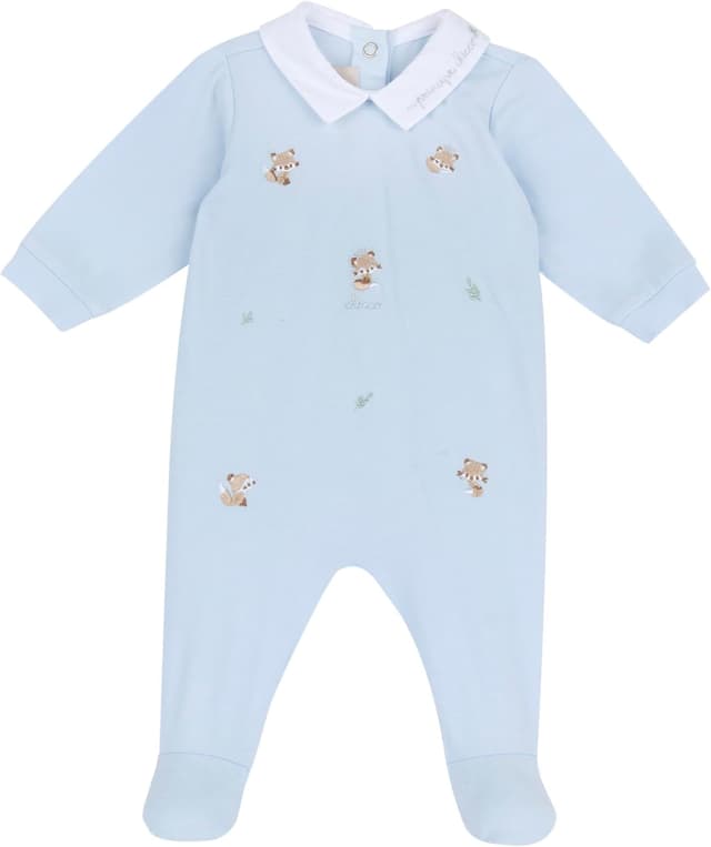 Detalle 2 de Chicco Grenouillère bébé en coton doux avec ouverture à l’entrejambe (fille et garçon)