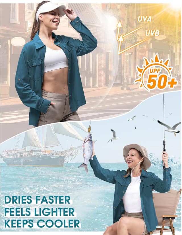 Thumbnail 4 de 33,000ft Damen UPF50+ Outdoorhemd