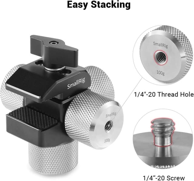 Thumbnail 1 de SMALLRIG 2284 Contrepoids 100g pour stabilisateur