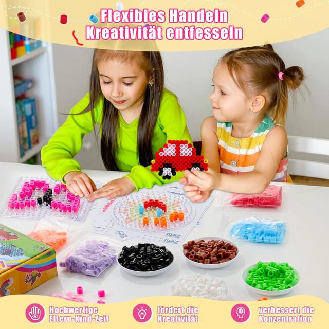 Thumbnail 4 de Zefy 10mm Bügelperlen 1100 Stück 🧩