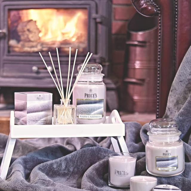 Thumbnail 2 de Price's Grande bougie Musc blanc - parfum longue durée