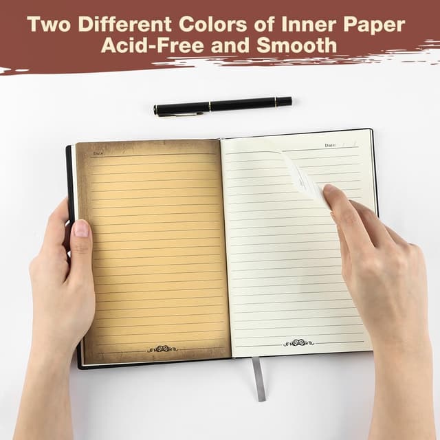 Detalle de OFFCUP Diario in pelle A5 📓