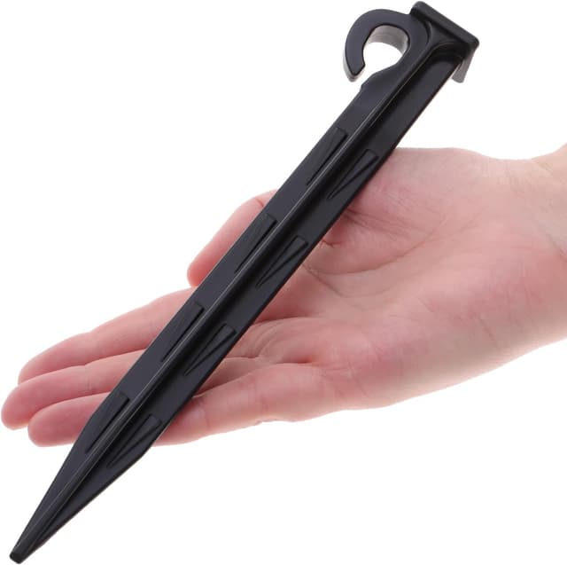 Detalle de Set com-four® 36 chiodi da terra in plastica per ancoraggio esterni