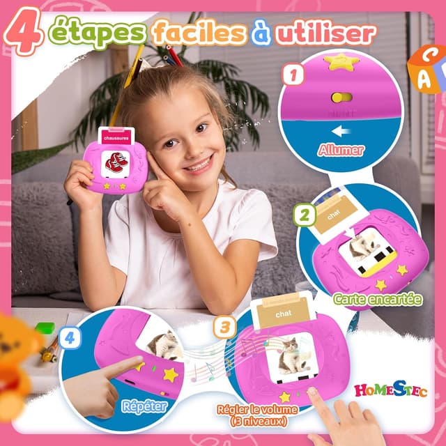 Thumbnail 4 de HOMESTEC Jouets d'apprentissage parole