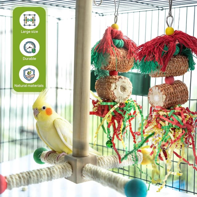 Detalle 2 de Parrot Toys for caged birds 1x GingerUPer