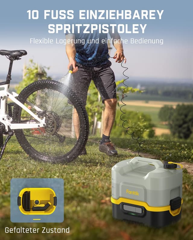 Thumbnail 4 de Fanttik NB8 Nano tragbarer Hochdruckreiniger 8 L