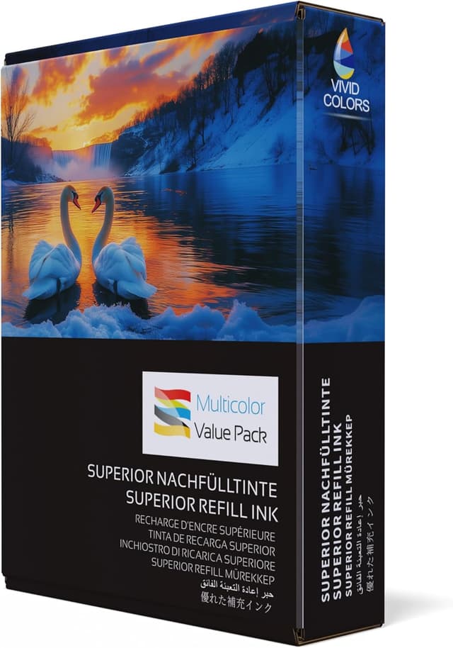 Detalle de Kit di ricarica inchiostro BLUE SWAN 550 ml per cartucce Canon PG-540 e CL-541 (Standard e XL) compatibile con PIXMA e MAXIFY