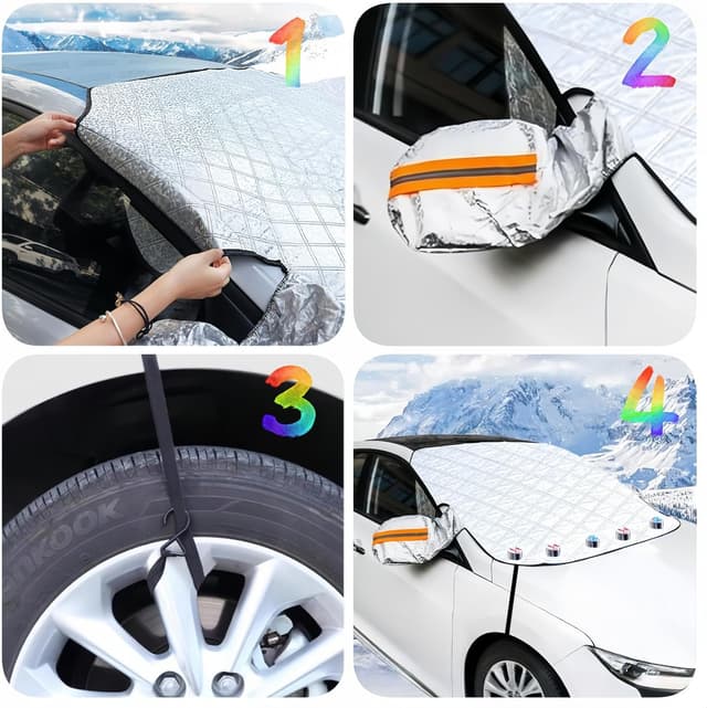 Thumbnail 4 de FINEVERNEK Copertura parabrezza auto 260×116 cm