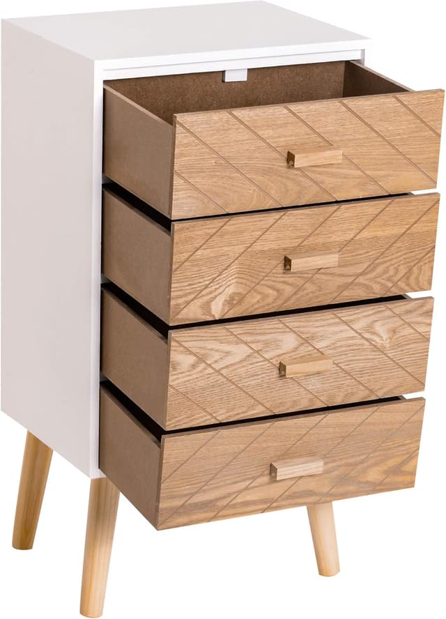 Thumbnail 5 de HOMCOM Table de chevet scandinave 40 x 30 x 75 cm