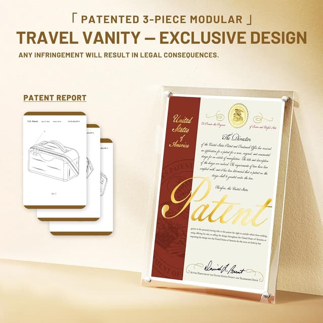 Thumbnail 4 de BOYATU Travel Makeup Bag 9.25in