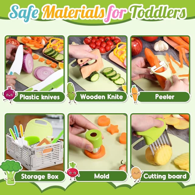 Thumbnail 4 de JoltJive Kindermesser ab 1 Jahr Montessori-Spielzeug