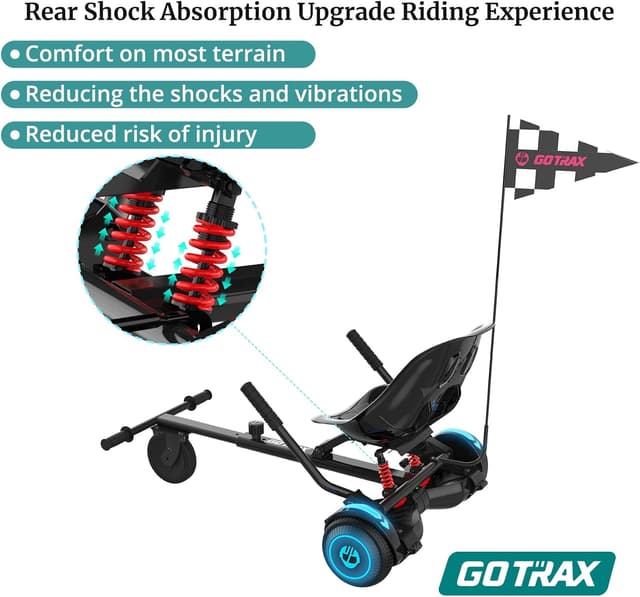 Detalle de Gotrax Hoverboard Kart Attachment 10"