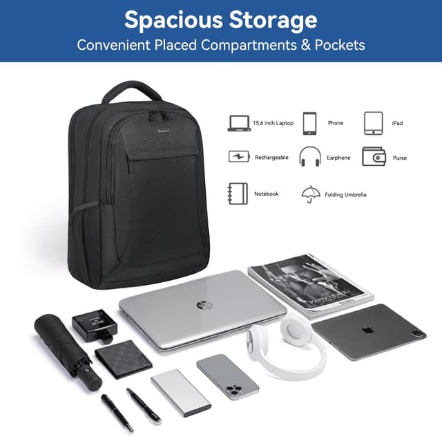 Detalle 2 de Voova Travel Laptop Backpack USB Port