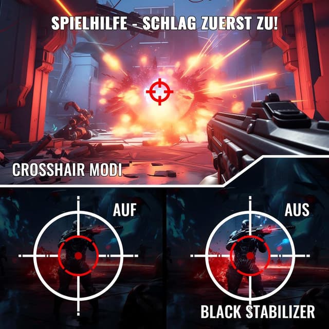 Detalle de Minifire Gaming Monitor 24 Zoll MFG24F4L (Full HD, 180 Hz, 1 ms, FreeSync, HDR 10)