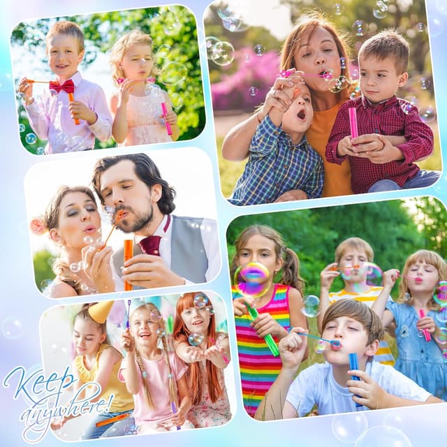 Thumbnail 6 de 36 Pieces Mini Bubble Wands 10ml