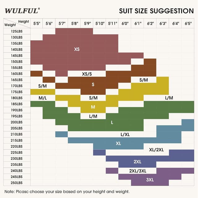 Detalle de WULFUL Men’s Slim Fit 3-Piece Suit Set (Two-Button Blazer, Vest & Pants)