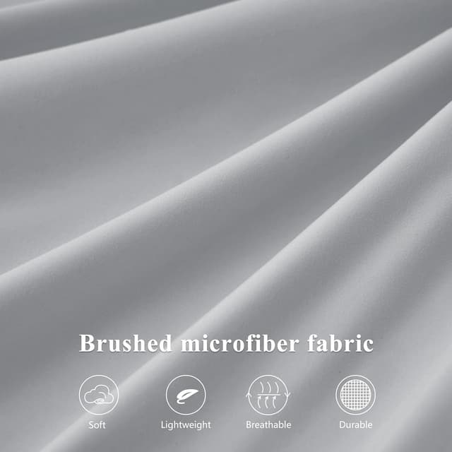 Thumbnail 4 de Aisbo King Size Fitted Sheet 150x200cm