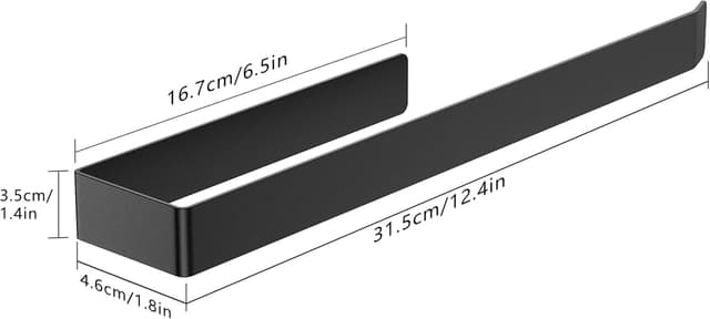 Thumbnail 2 de Aikzik Handtuchhalter ohne Bohren schwarz