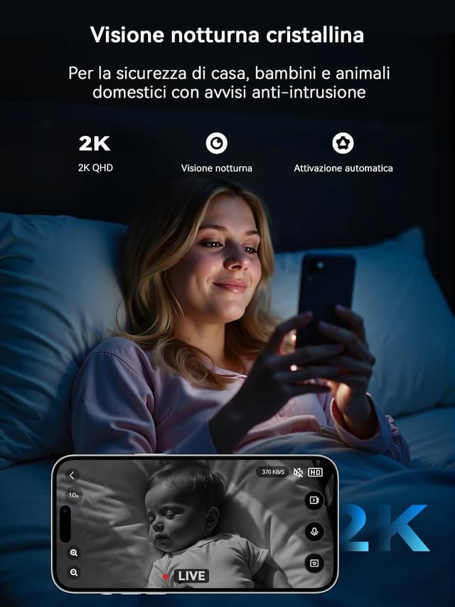 Thumbnail 5 de Outinput Telecamera Wi‑Fi 2K