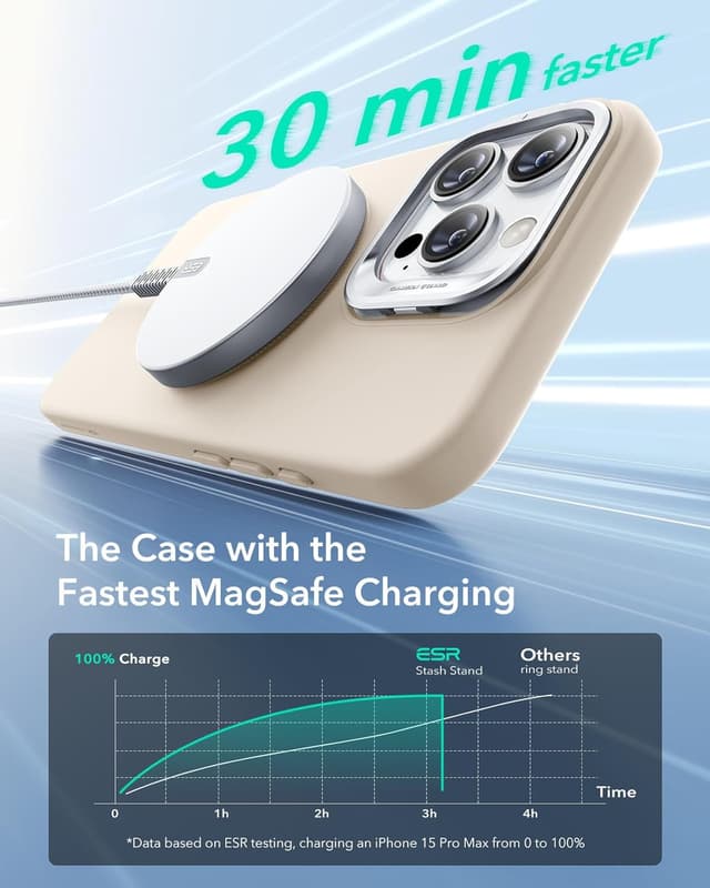 Thumbnail 4 de ESR Funda MagSafe iPhone 2024 Pro MAX con Soporte y Protección