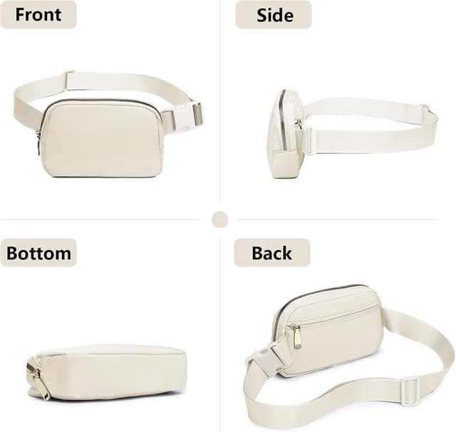 Thumbnail 4 de Miss Lulu sac banane unisexe avec ceinture réglable – pratique pour ville, course et sorties nature