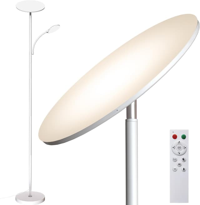 Detalle de marctronic Weiß LED Stehlampe 42W 4200lm