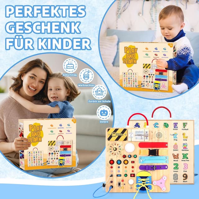 Thumbnail 5 de Montessori Busy Board 23 in 1