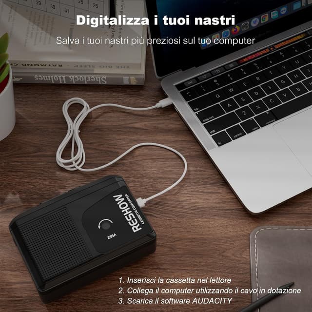 Thumbnail 2 de Reshow Lettore cassette portatile 1️⃣