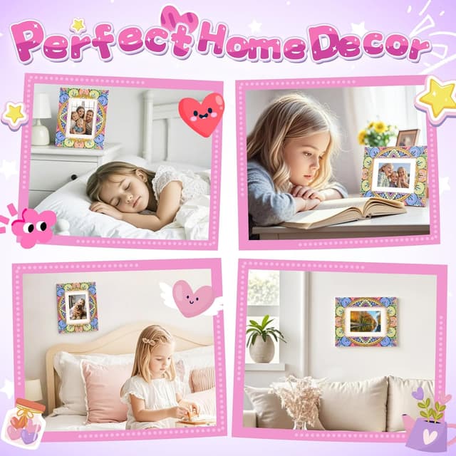 Thumbnail 3 de Arts and Crafts Kit Diamond Art Frame for Ages 6–12 🎨