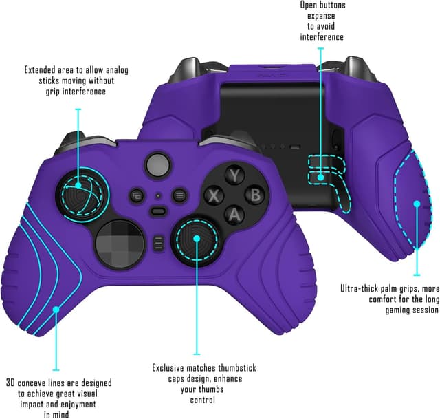 Detalle 2 de PlayVital Samurai Edition for Xbox Elite Series 2