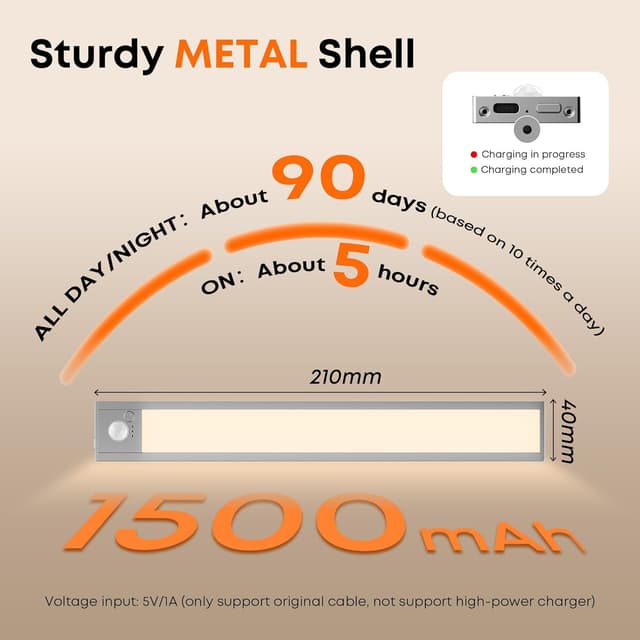 Thumbnail 4 de LROLTEF Schrankbeleuchtung 21 cm