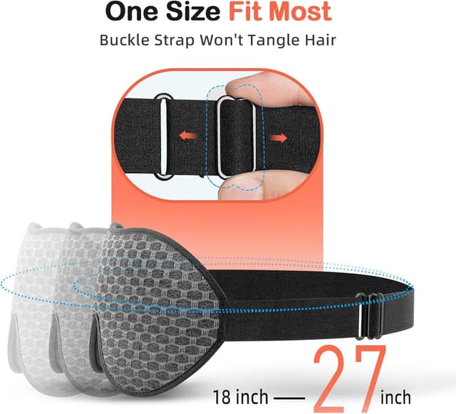 Detalle de INNELO Sleep Mask 12 mm blackout mask