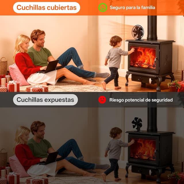 Thumbnail 3 de JossaColar Ventilador para Estufa 6 aspas