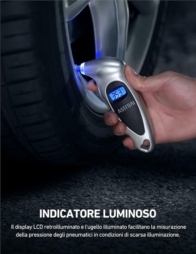 Thumbnail 5 de AstroAI Tire Pressure Gauge 0-150 PSI
