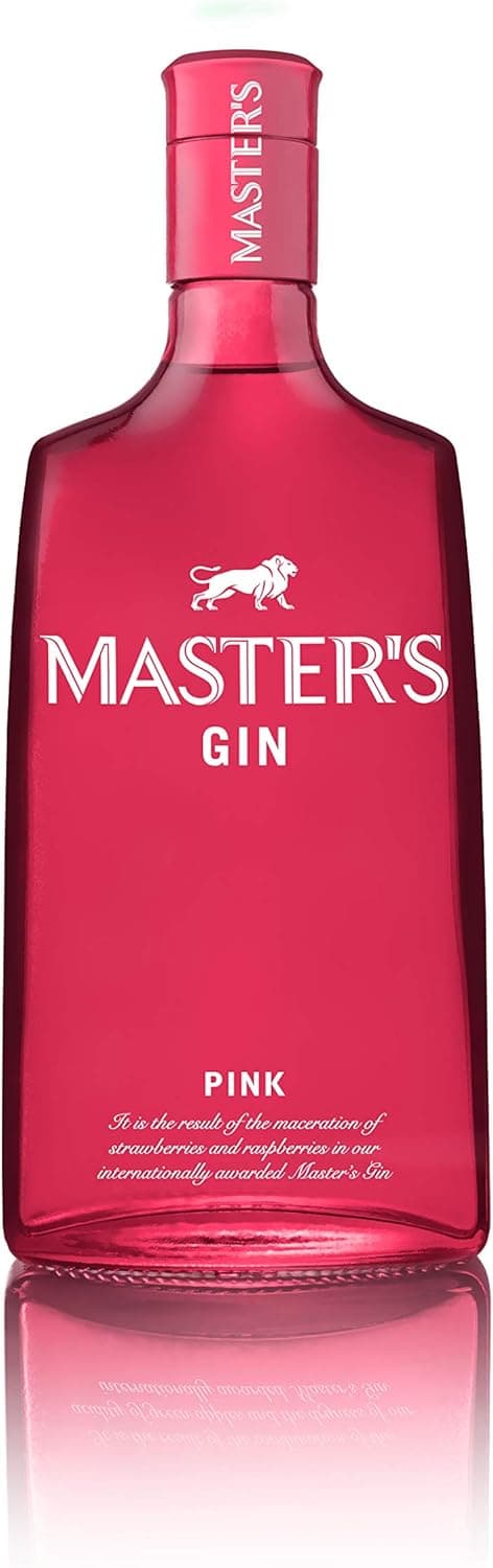 Imagen de Master's London Dry Gin Pink - Ginebra Rosa de 700 ml 🍓 en OfertitasTOP