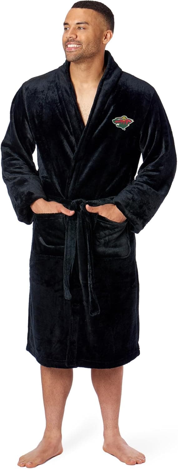 Detalle de Northwest NHL Silk Touch Bath Robe (Large/X-Large)