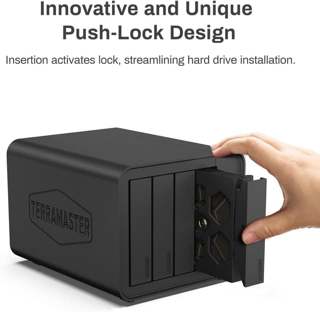 Detalle 2 de TERRAMASTER D4-320 box USB 3.2 10 Gbps